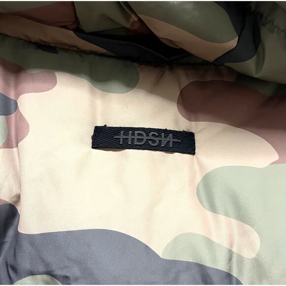 Hudson HDSN Mens Quilted Hooded Storm Parka Puffer Coat Size 2XL Camo $438 MSRP - Picture 14 of 16